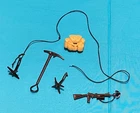 G.I. GI JOE gijoe ALPINE WEAPONS PARTS LOT #2 grappling hooks pick gun FREE SHIP