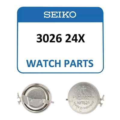 Genuine Seiko Solar V137 V138 VS22 Watch Capacitor Battery