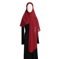Muslim Women Hijab Wrap Scarf Turban Amira Head Cover Shawls Islamic Headscarf