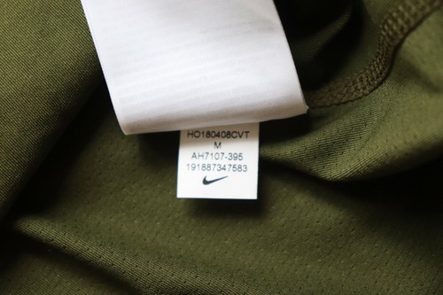 NIKE DRI FIT JDI TRAINING LIGHTWEIGHT TIGHT CROP TANK TOP - OLIVE AH7107-395 - M - Picture 12 of 12