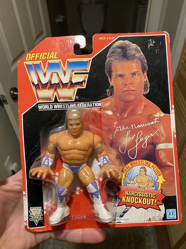 Hasbro Series 8 WWF Lex Luger Wrestling Figure- Mi...