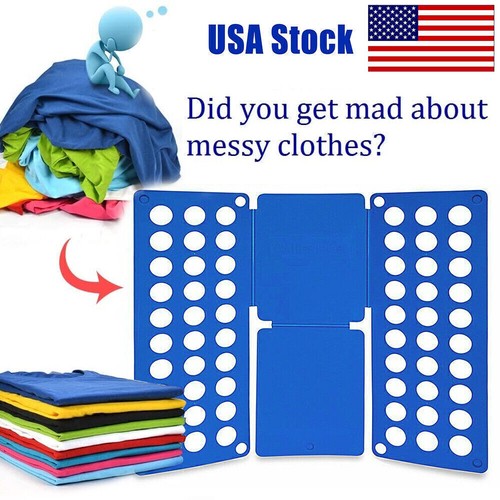 ✅Nuova Cartella Vestiti Magic Pieghevole Lavagna Lavanderia T Shirt Pieghevole Rapida Flip per Adulti - Foto 9 di 9
