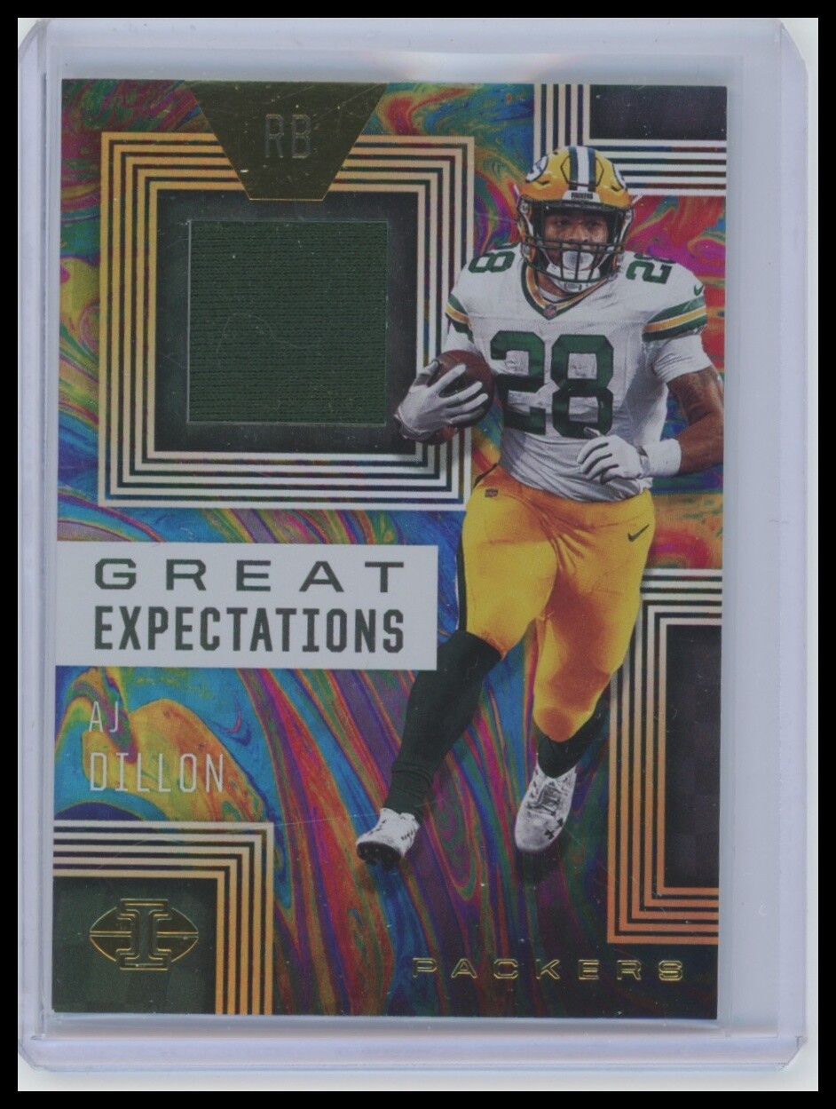 2020 Panini Illusions #GE22 AJ Dillon Great Expectations