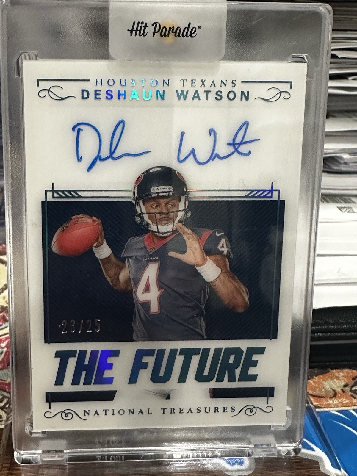 2017 Panini National Treasures - The Future #F-DWS Deshaun Watson /25 (RC)