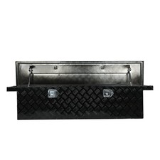 Aluminum 60 X 12 X 14 Truck Pickup Trailer Storage Tool Box W Lockkey Black Aluminum 60 X 12 X 14 Truck Pickup Trailer Storage Tool Box W Lockkey Black