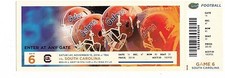 2014 FLORIDA GATORS VS SOUTH CAROLINA TICKET STUB 11/15 COLLEGE FOOTBALL