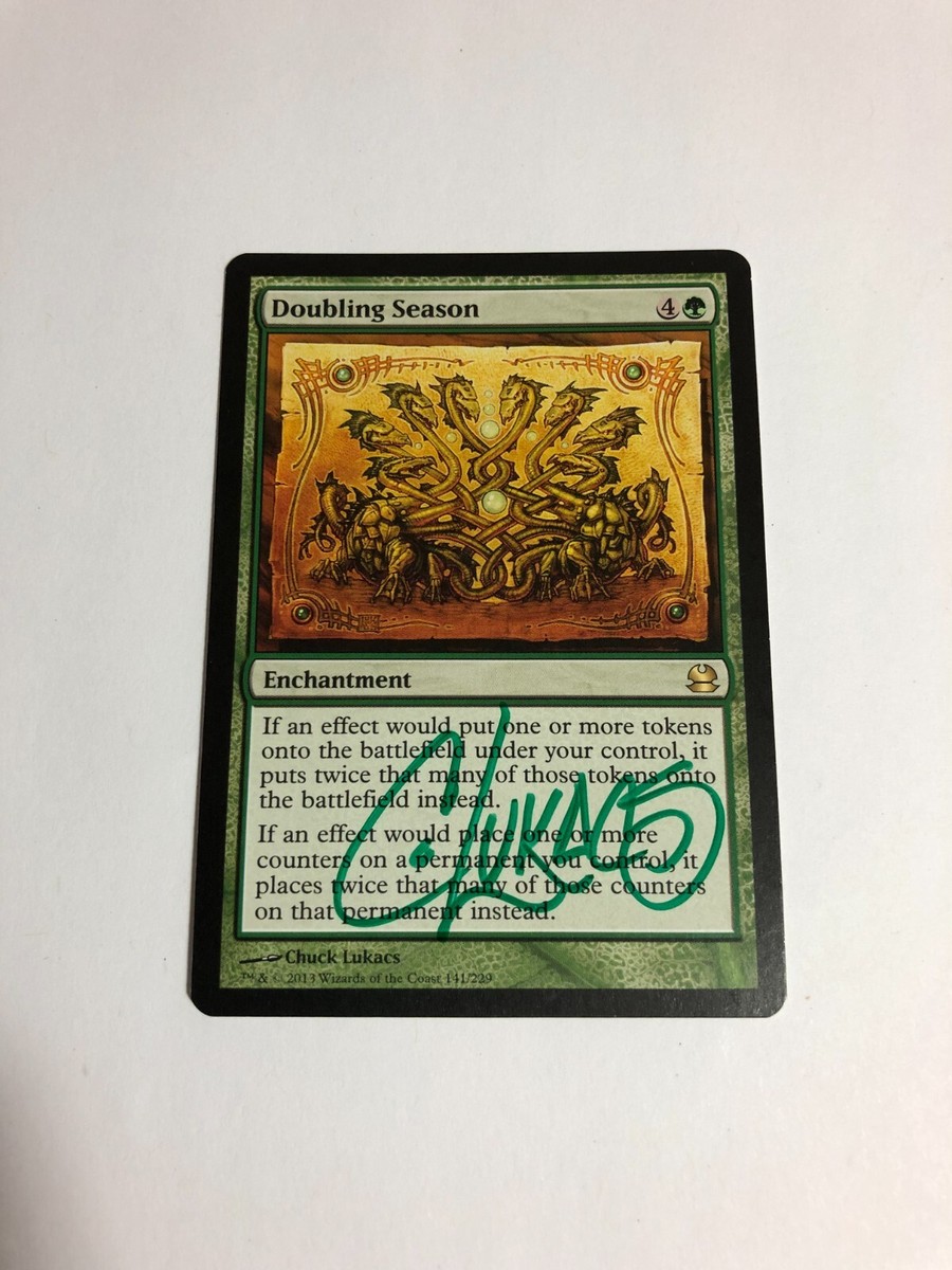 1x Doubling Season (NM)(Signed)(Artist Proof) - Modern Masters - MTG | eBay 1x Doubling Season (NM)(Signed)(Artist Proof) - Modern Masters - MTG | eBay
