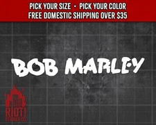 Bob Marley Decal for Cars, Trucks, Laptops, Reggae Music Decal