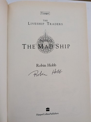 Robin Hobb Live Ship Traders Trillogy, Signed First Editions - Picture 8 of 16