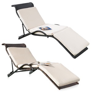 Sonnenliege Gartenliege Liegestuhl Liege Rattan Rattanliege Relaxliege Garten Ebay