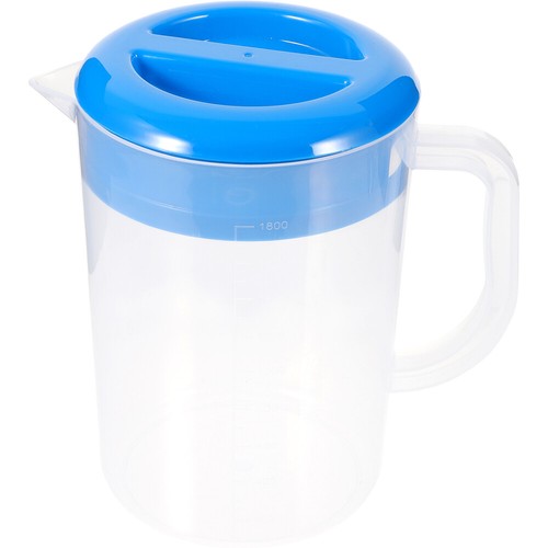 Cold Water Bottle Plastic Jug Juice Pitcher with Lids for Fridge