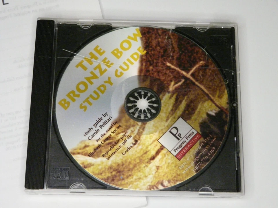 The Bronze Bow Study Guide by Carole Pelttari CD-Rom and printed copy Homeschool - Image 2 of 4