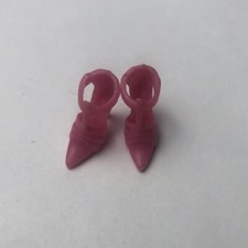 Mattel Barbie Doll Shoes FASHIONISTAS FASHION FEVER T-STRAP PINK HEELS