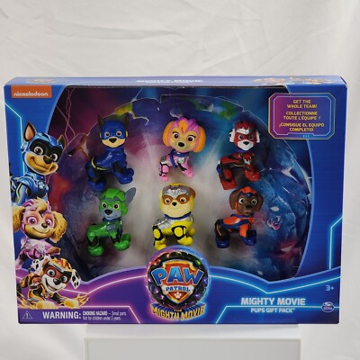 #ad #ad Paw Patrol The Mighty Movie Pups Gift Set 6 Action Figure NEW 2023 Nickelodeon $23.98