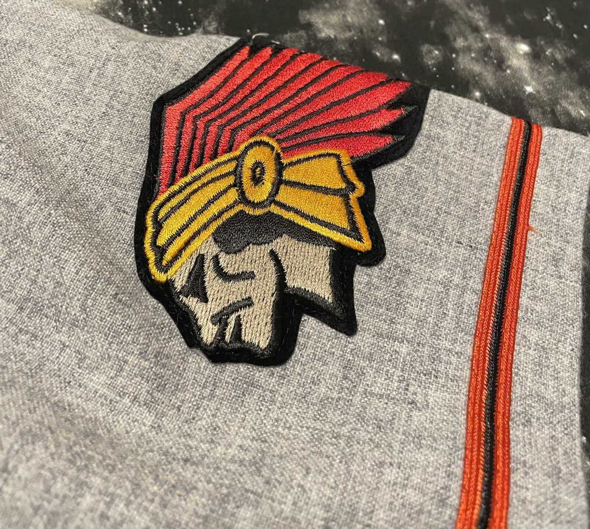 wackomaria×ebbets field flannels スカジャン Authentic Vintage Ebbets Field Flannels Sioux City Soos #24