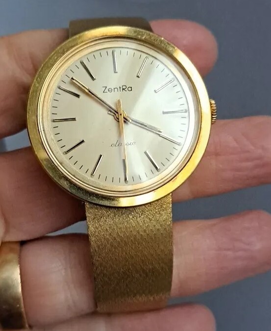 Zentra Automatic Zentra Savoy Uhr Gold Zentra Savoy Automatic Gold
