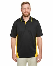 Harriton Mens Flash Snag Protection Plus IL Short Sleeves Colorblock Polo M386