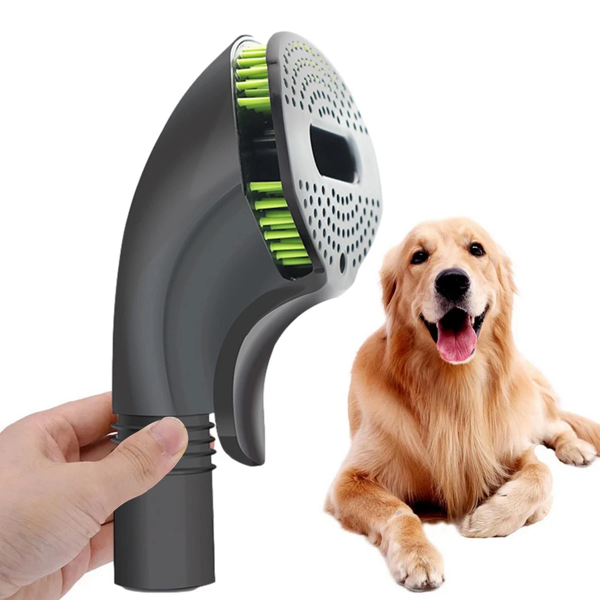 Dog vacuum clearance brush