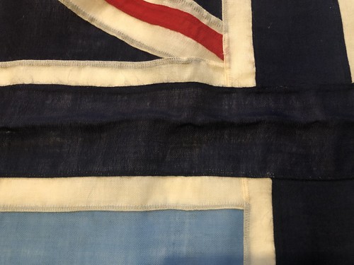 Large Vintage RAF British Civil Aviation Ensign Flag 1931-57 9ft x 4’3” Sewn - Picture 4 of 13