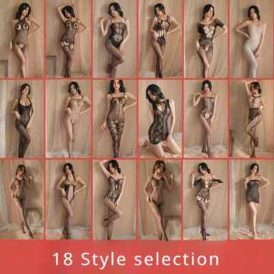 Sexy Lingerie Women Bodystocking Mesh Underwear Fishnet Full Body Stockings