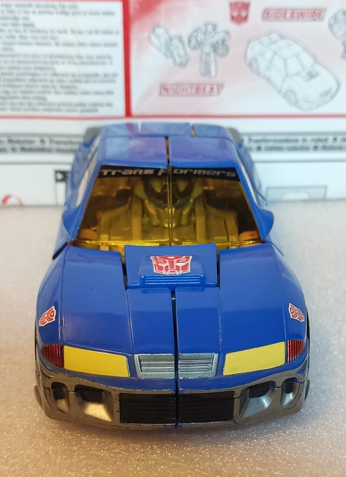 Transformers Armada, de Hasbro: Sideswipe y Nightbeat, de 2003. - Imagen 3 de 4