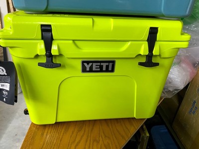 chartreuse yeti 35 cooler