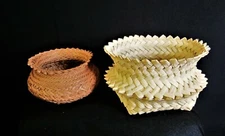 (2) Tarahumara  Handmade Baskets - Chihuahua, Mexico