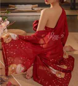 Sexy Lady Lingerie Japanese Style Kimono Cosplay Nightdress Adult Women Babydcon