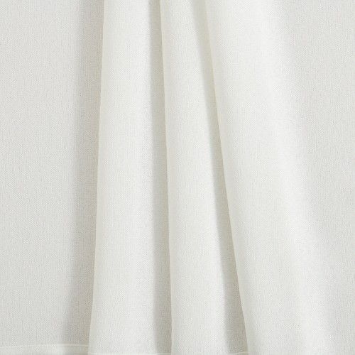 2 Panels Natural Linen Sheer Curtains Textured Woven Window Drapes w/ Rod Pocket - Picture 24 of 41