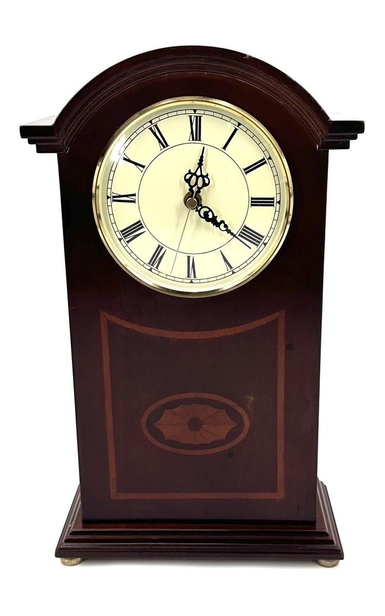 木製 アンティーク 復古 置時計 buco Bauman MCDLフォリオット式 Bombay Company MANTEL Clock, Table Clock, Japan Movement Wood