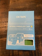 OK TAPE Kinesiology Tape 10 inches Precut, 20 Strips, Cotton Elastic Green