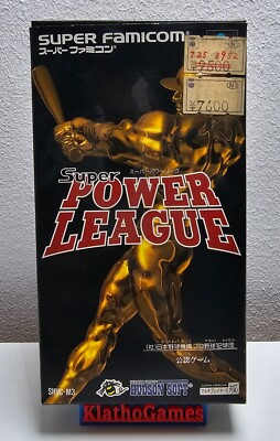 Nintendo Super Famicom NTSC-J ''Super Power League'' OVP+Anl.  D237