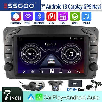 Für Mercedes Benz C Klasse W209 W639 C209 DVR DAB+ Android 13 Autoradio Carplay - Bild 1 von 4