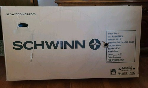 Schwinn Men's Road Bike 700M Phocus 1600 New In Box 700c Wheels Black & Green