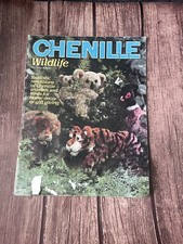 Chenille Wildlife By June Wilcox Vintage Crafting Booklet SEE NOTES