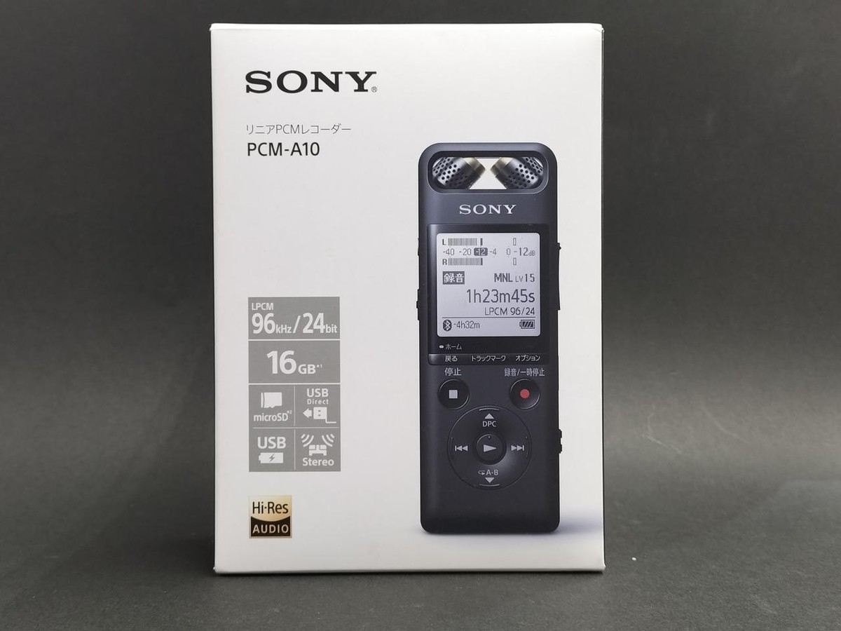 SONY PCM-A10 PCM Hi-Res Recorder 16GB Bluetooth Japan Import  