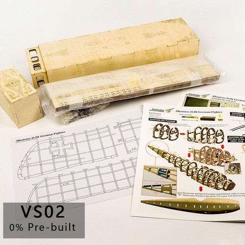 Albatross D.III 500mm Holzbaukasten Combo Torcster Brushless 3s LiPo Flugzeug RC - Bild 12 von 13