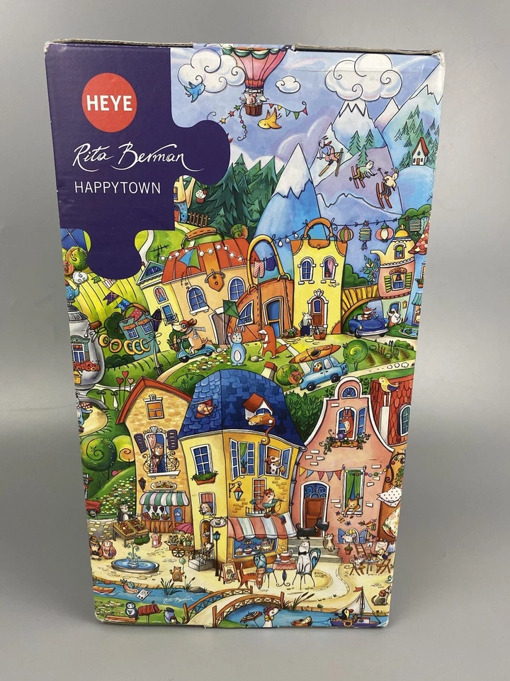 1500 Teile Heye Puzzle Rita Berman - Happytown - TOP - Bild 2 von 4