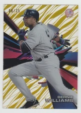 BERNIE WILLIAMS 2015 Topps High Tek Grass/Waves GOLD RAINBOW Parallel #08/35 SP