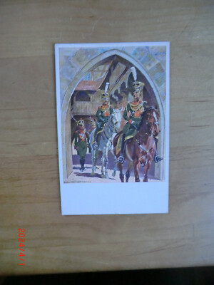Künstler-AK Anton Hoffmann - München: K.B. Gendarmerie 1813post. ungelaufen