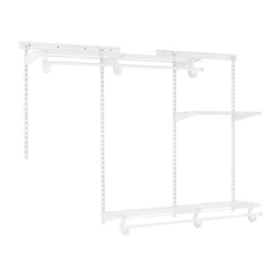 Closet Organizer Kit 4 ft. - 6 ft. Regular Duty Adjustable Steel Wire Shelving