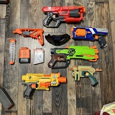nerf gun lot used guns parts