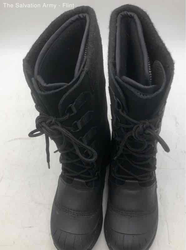 Baffin Womens Marli Black Suede Lace Up Knee High Winter Tall Boots