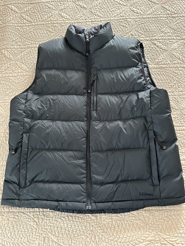 LL BEAN Men's Goose Down Vest Size XXL 