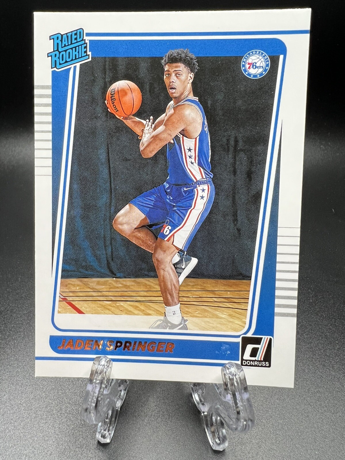 2021-22 Panini Donruss Basketball Keon Johnson Los Angeles Clippers Rookie #242