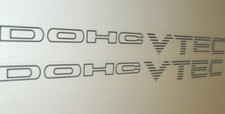Pair Of Dohc Vtec Decal Stickers Jdm Import Car Racing