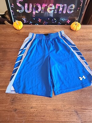 NWT Under Armour Select Basketball Shorts Royal/Graphite Size Youth M