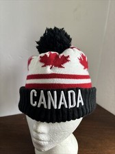 Canada Olympic Youth Winter Bobble Hat Pom-pom Hudsons Bay