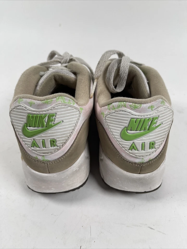 NIKE AIR MAX 90 CL Blanco Rosa Verde Hoja Correr NIÑOS GS 6Y 312153-101 Foto 4 de 4