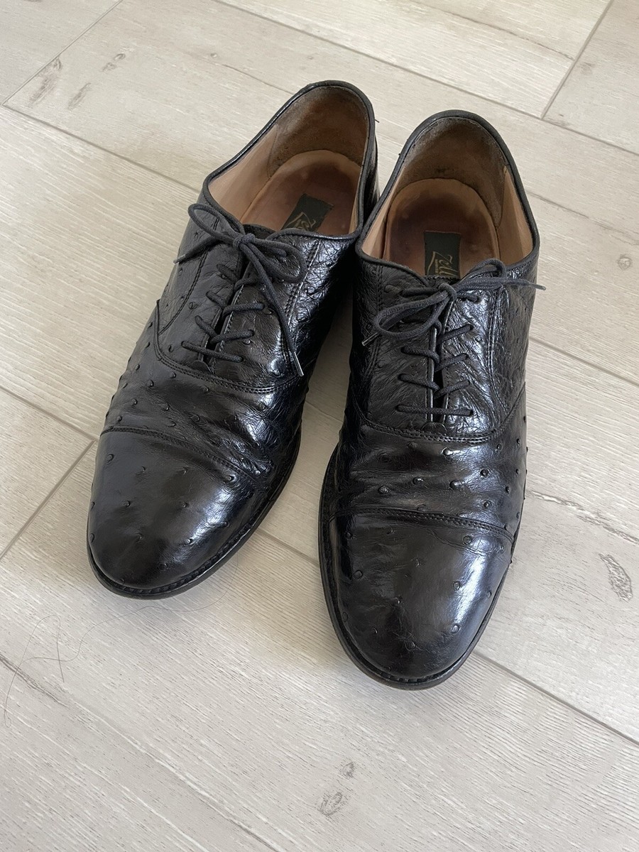 Zelli Oxford Lace Dress Shoe Hand Crafted Made in Italy Ostrich Patent Leather Zelli | Shoes | Zelli Oxford Lace Dress Shoe Hand Crafted  main image 2